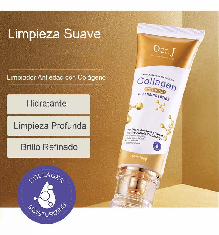 LIMPIADOR FACIAL DE COLÁGENO ANTI-ENVEJECIMIENTO 100G