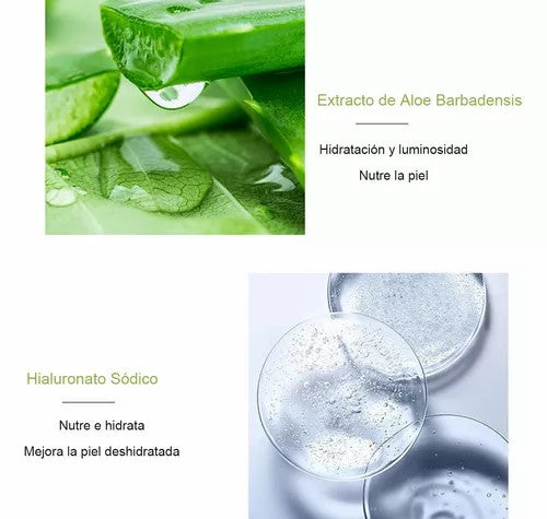 99% GEL DE ALOE VERA COCO , GEL HIDRATANTE REPARADOR BLANQUE