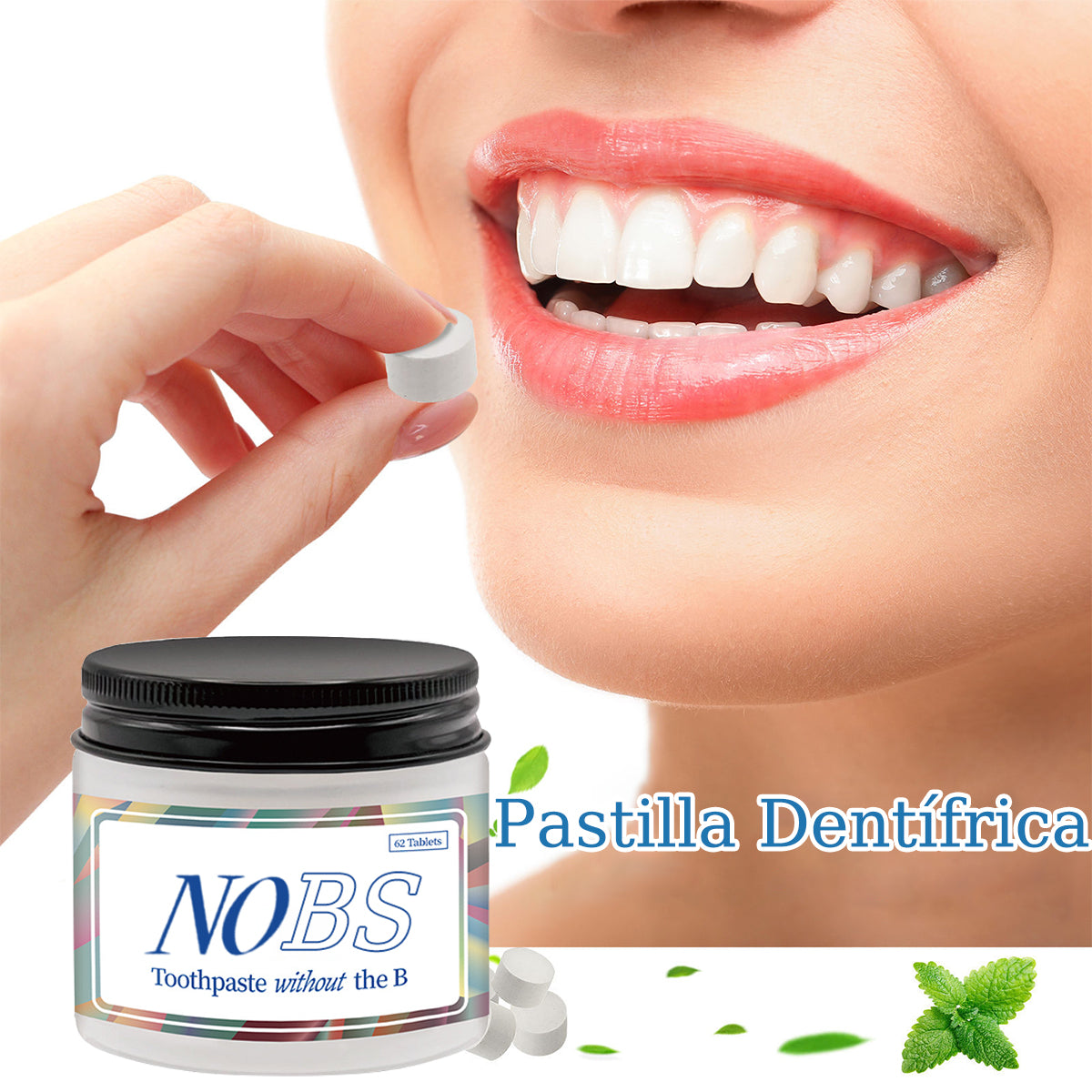 NOBS PASTILLAS LIMPIADORAS BLANQUEADORAS DE DIENTES